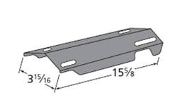 Music City Metals - MCM979707117 heat plate, porc stl, 15.625 x 3.9375; K
