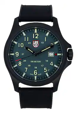 Luminox - Atacama Field Rubber Strap Dial Quartz XL.1977 100M Men's Watch - Green