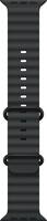 Apple - 49mm Ocean Band - Titanium Finish - Black - Angle_Zoom