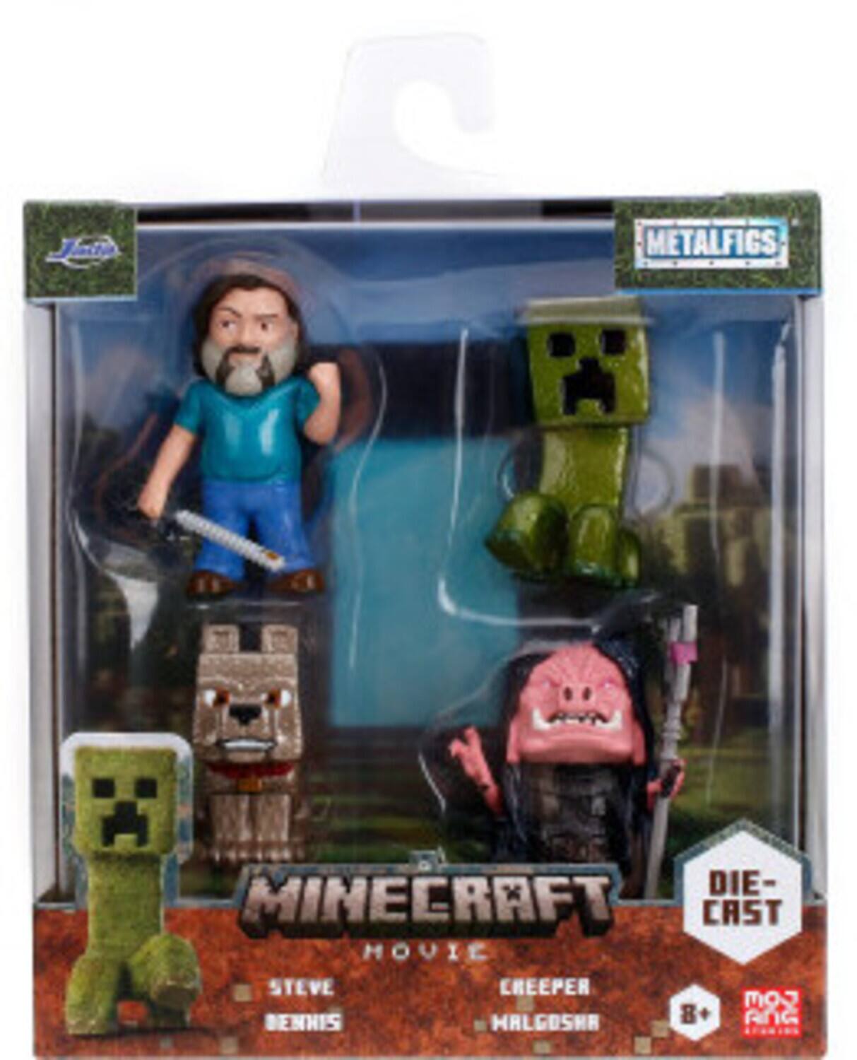 METALFIGS  
MINECRAFT  
HOUSE  
STEVE  
CREEPER  
HALGOSHA  
DIE-CAST  
8+  
MOJ DENHIS  
HALGOSHA
