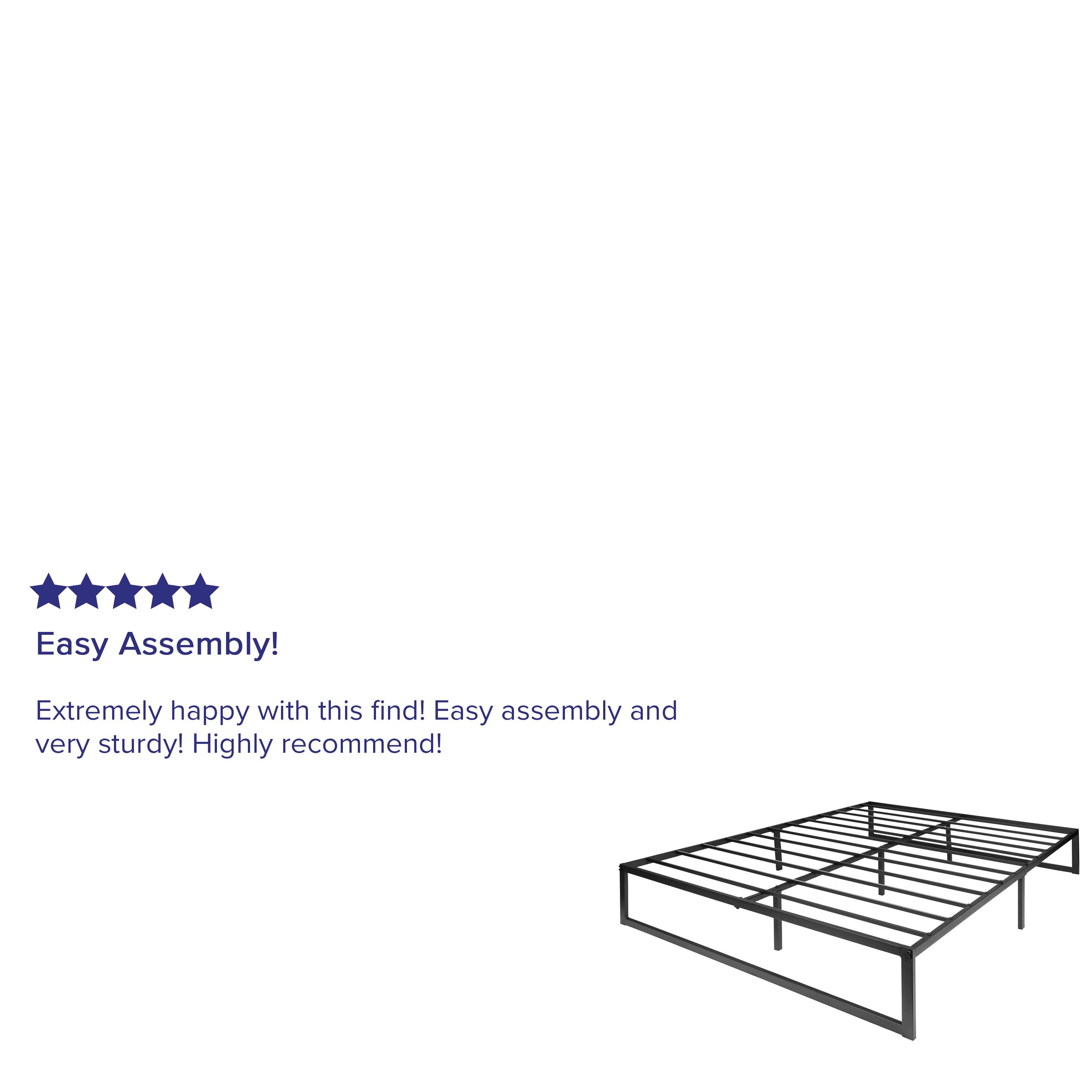 Easy Assembly!  
Extremely happy with this find! Easy assembly and very sturdy! Highly recommend!