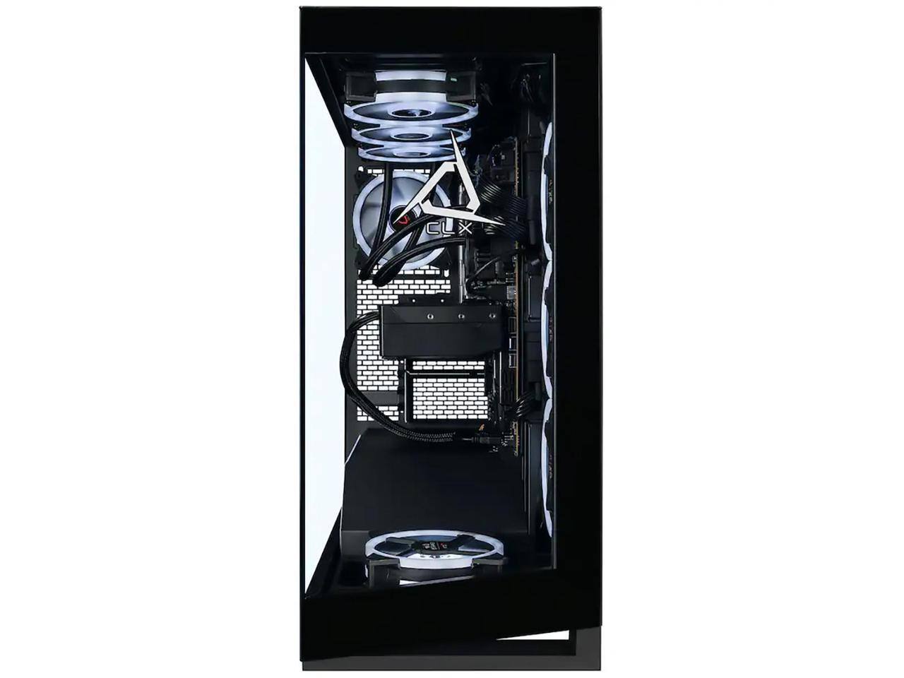 Alt View 8. CLX - CLX Horus Creator - Threadripper 7960X, 32GB DDR5, RTX 5080, 1TB SSD, 4TB HDD, WiFi, Windows 11, AI-Accelerated - Black.