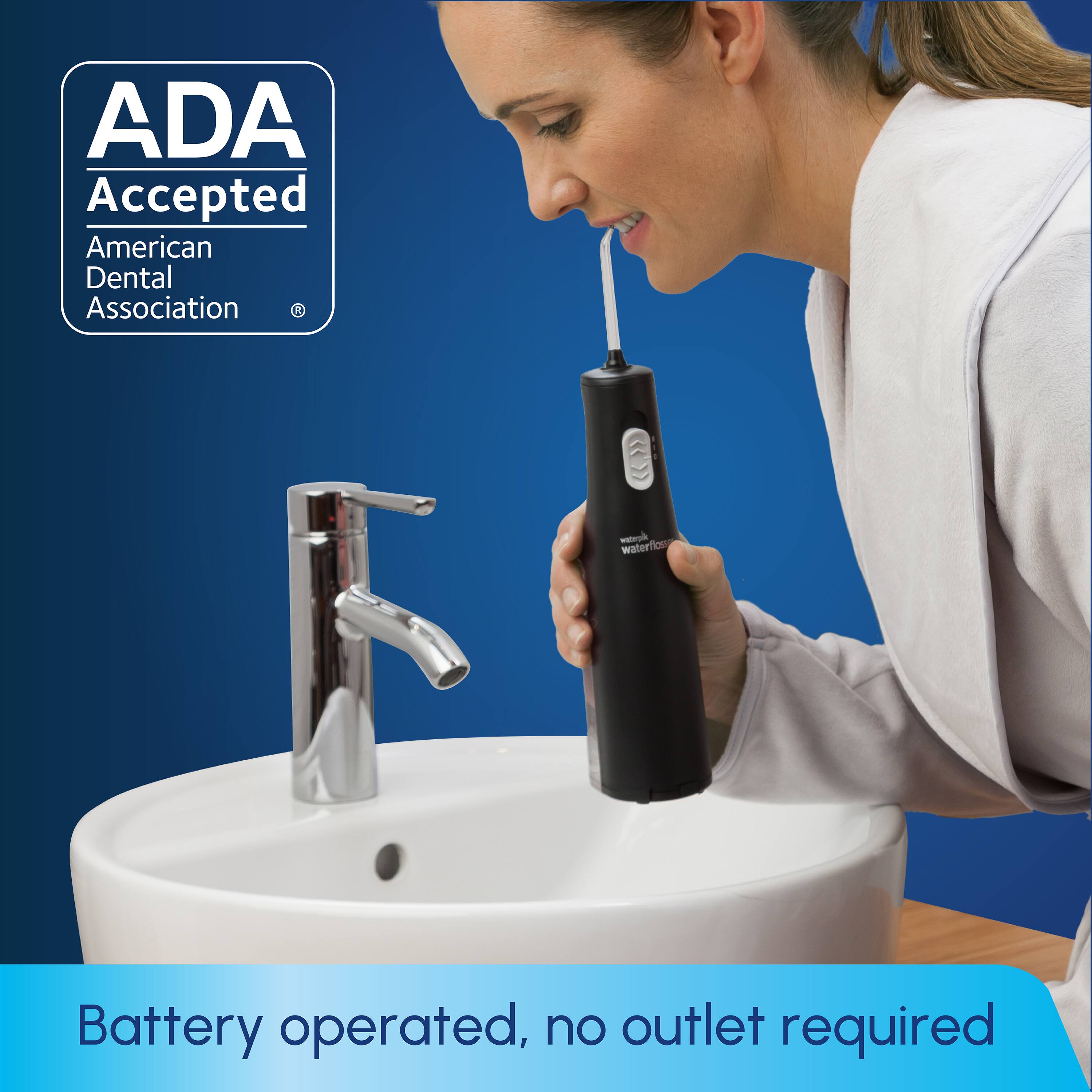 ADA Accepted  
American Dental Association  

Battery operated, no outlet required