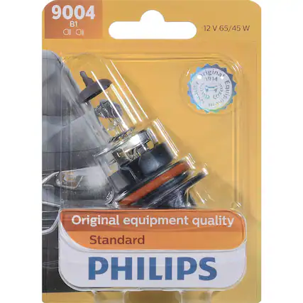 9004 B1
12 V 65/45 W
Original equipment quality
Standard
PHILIPS