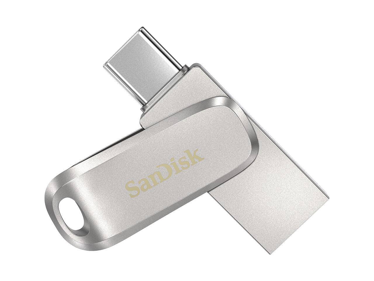 Alt View 2. SanDisk - SanDisk 1TB Ultra Dual Drive Luxe USB Type-C Flash Drive (SDDDC4-1T00-G46) - Luxe.