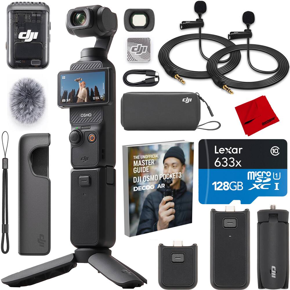 d MIC E O dJ 1 12/124 Chte  Cle OSMO decognar  THE UNOFFICIAL MASTER GUIDE DJI OSMO POCKET3 DECOGEAR Lexar C 10 633x micro SP  128GB XC I