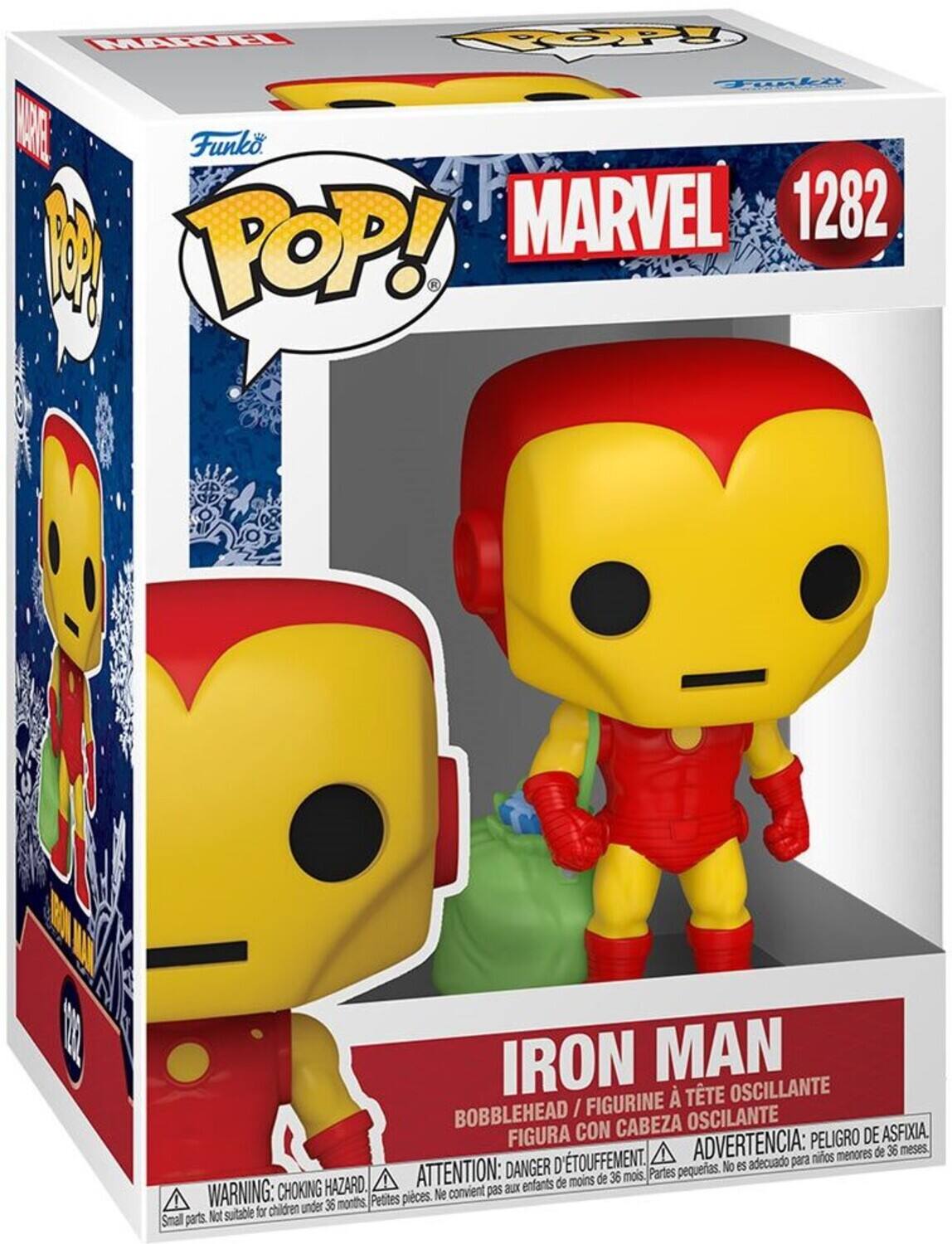 MRTI T0 Taake BRI Funko UM MARVEL 1282 0 POP!  IRON MAN FIGURINE  TTE OSCILANTE BOBBLEHEAD / OSCILANTE FIGURA CON CABEZA DE ASFIXIA ADVERTENCIA: PELIGRO DE ASFIXIA. Partes pequeas. No es adecuado para ninos menores de 36 meses. ATTENTION: DANGER D'ÉTOUFFEMENT. WARNING: CHOKING HAZARD. Smal parts. Not suitable for children under 36 mois. Petites pices. Ne esacuado para niños menores de 36 meses.