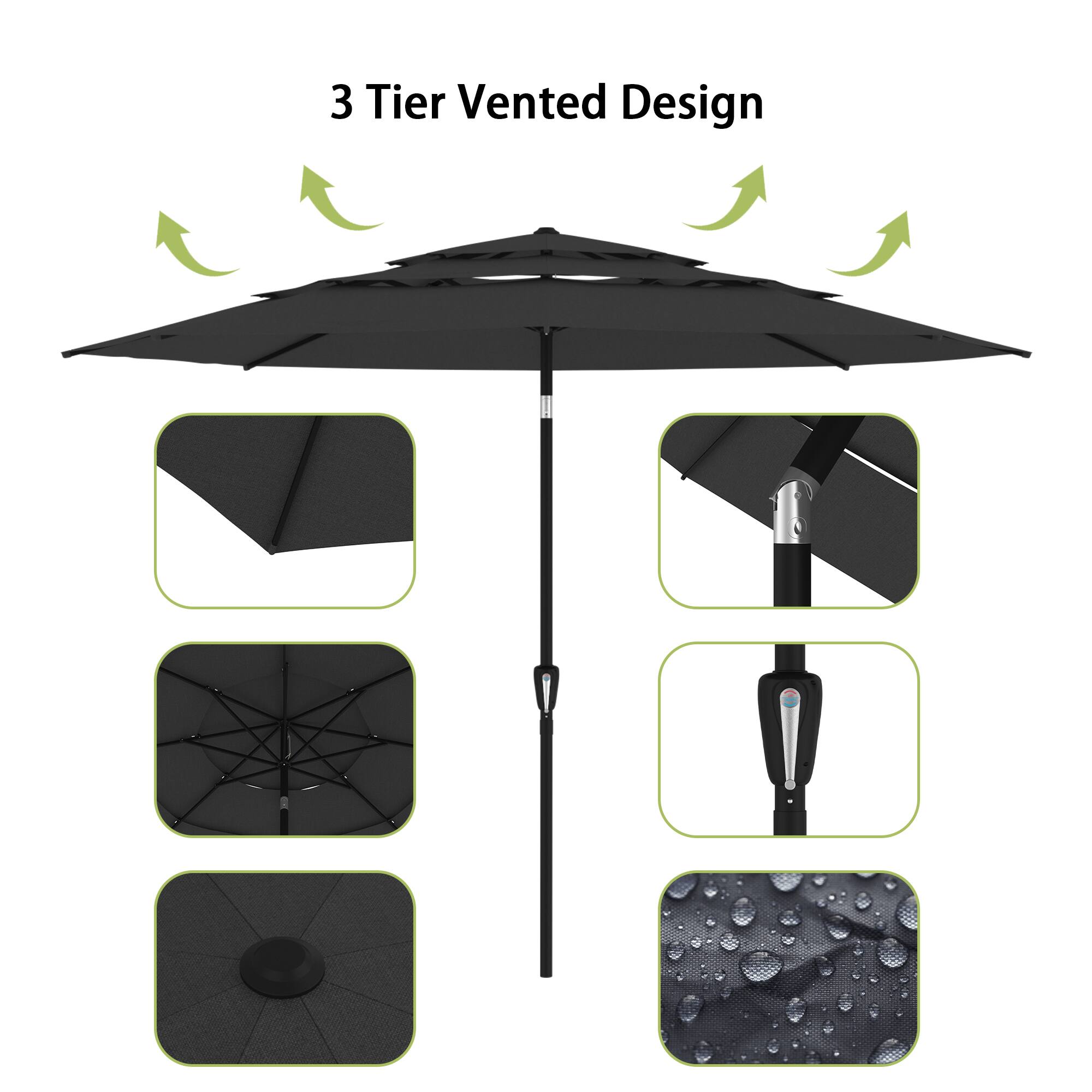 3 Tier Vented Design