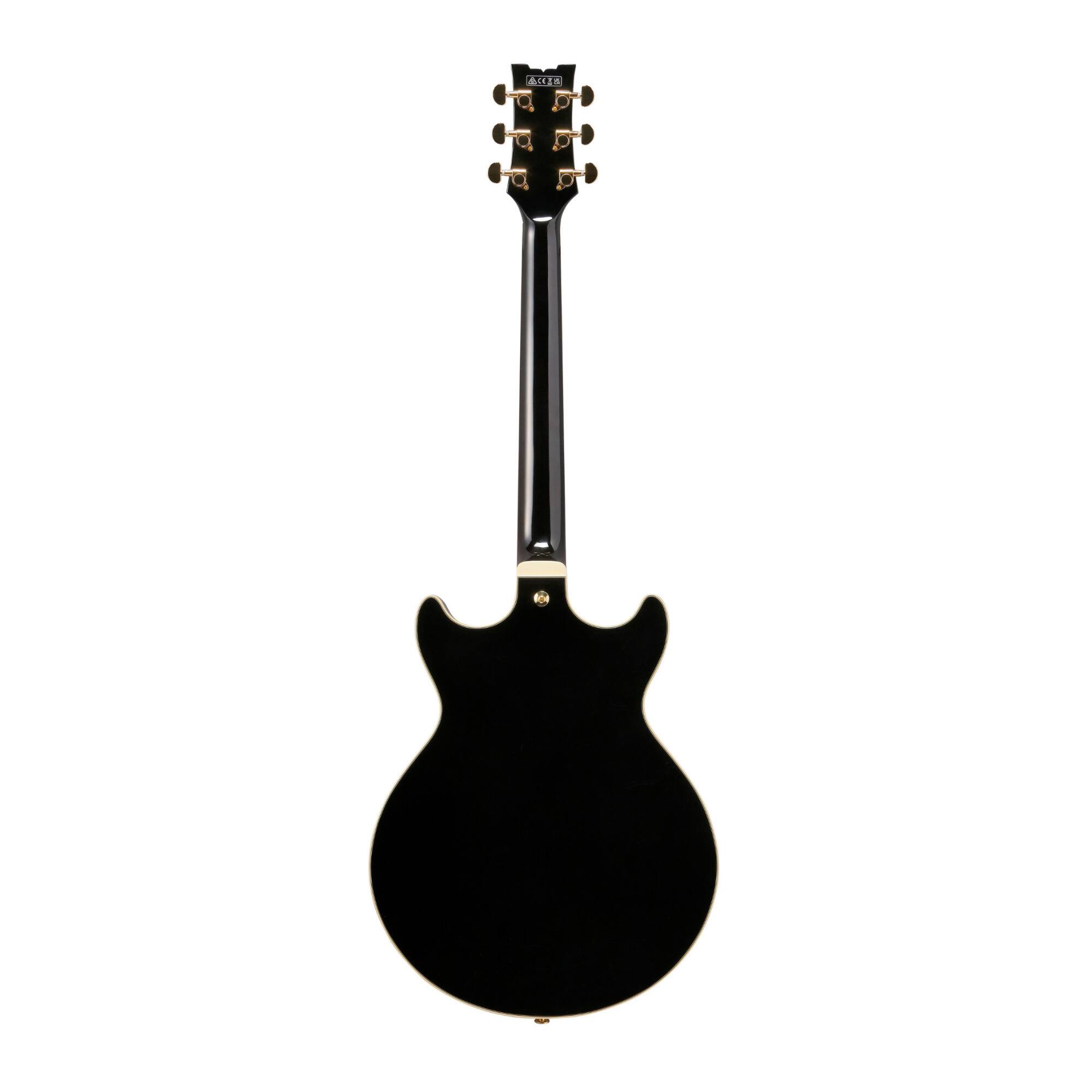 Angle. Ibanez - Ibanez AM73GBKAM Artcore 6str Electric Guitar  - Black.