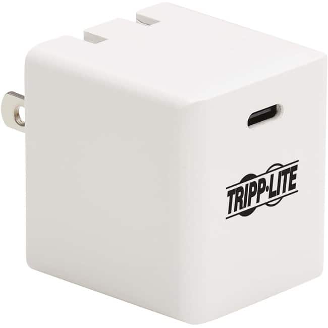 Eaton Tripp Lite Series 40W Compact USB-C Wall Charger - GaN Technology, USB-C Power Delivery 3.0 - 120 V AC, 230 V AC - Black