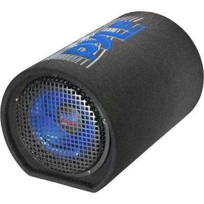 Front. Pyle - Pyle 8-Inch Carpeted Subwoofer Tube Speaker - 400 - Black.