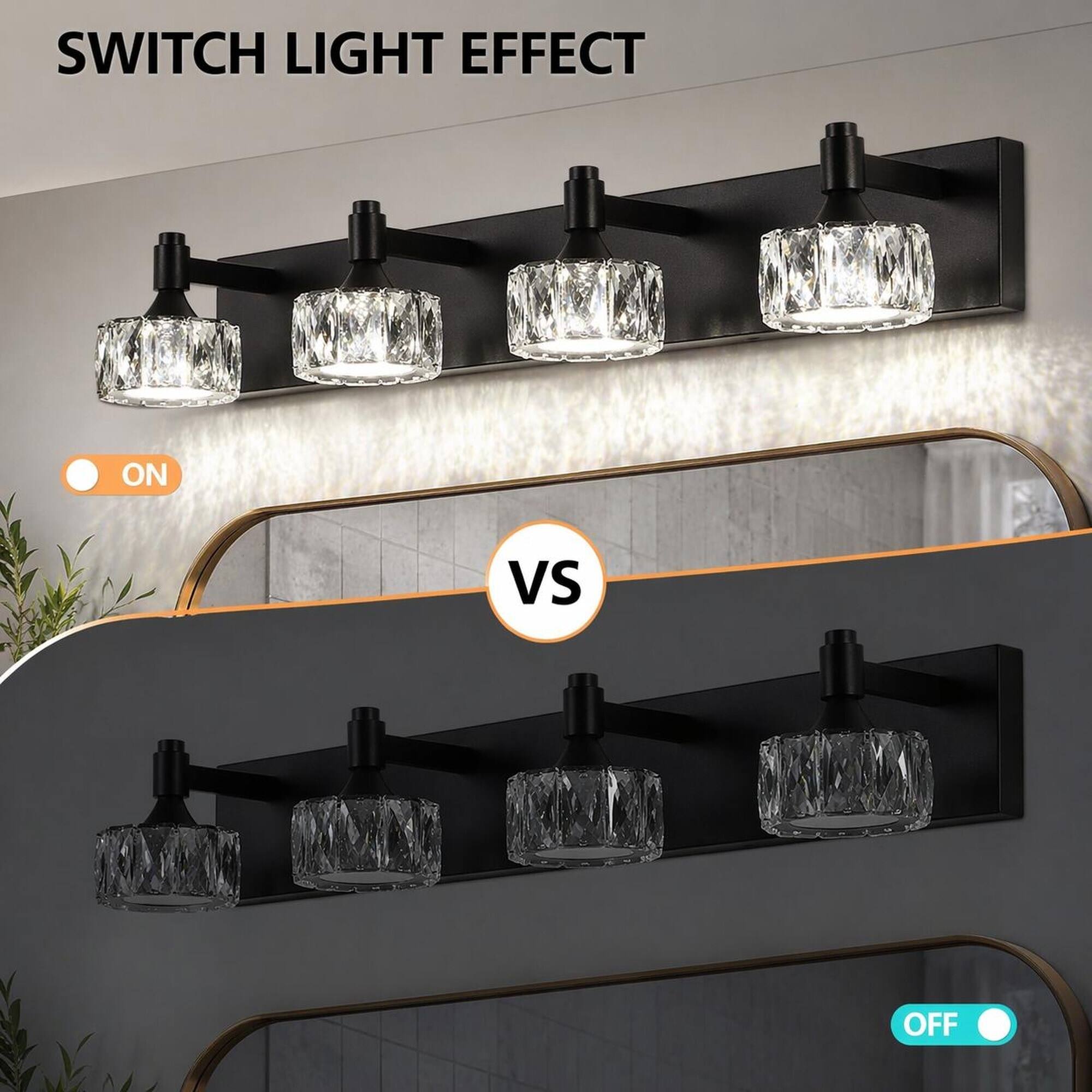SWITCH LIGHT EFFECT

ON

VS

OFF