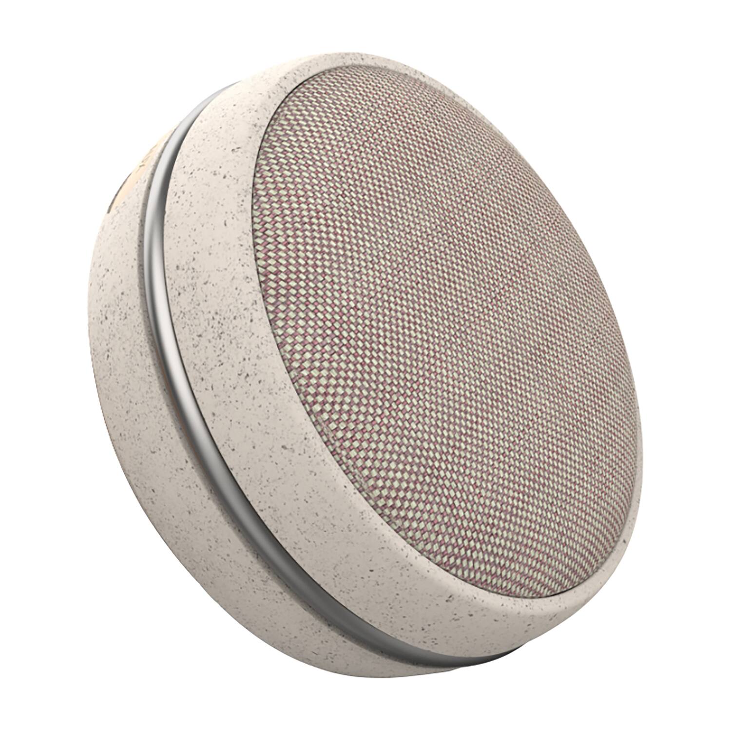 Alt View 2. Maxell - 3W ECO Portable Bluetooth Rechargeable Speaker, Natural Wood Casing, Aux In, IPX7 Waterproof, 7 Hr Play Time - Light Wood.