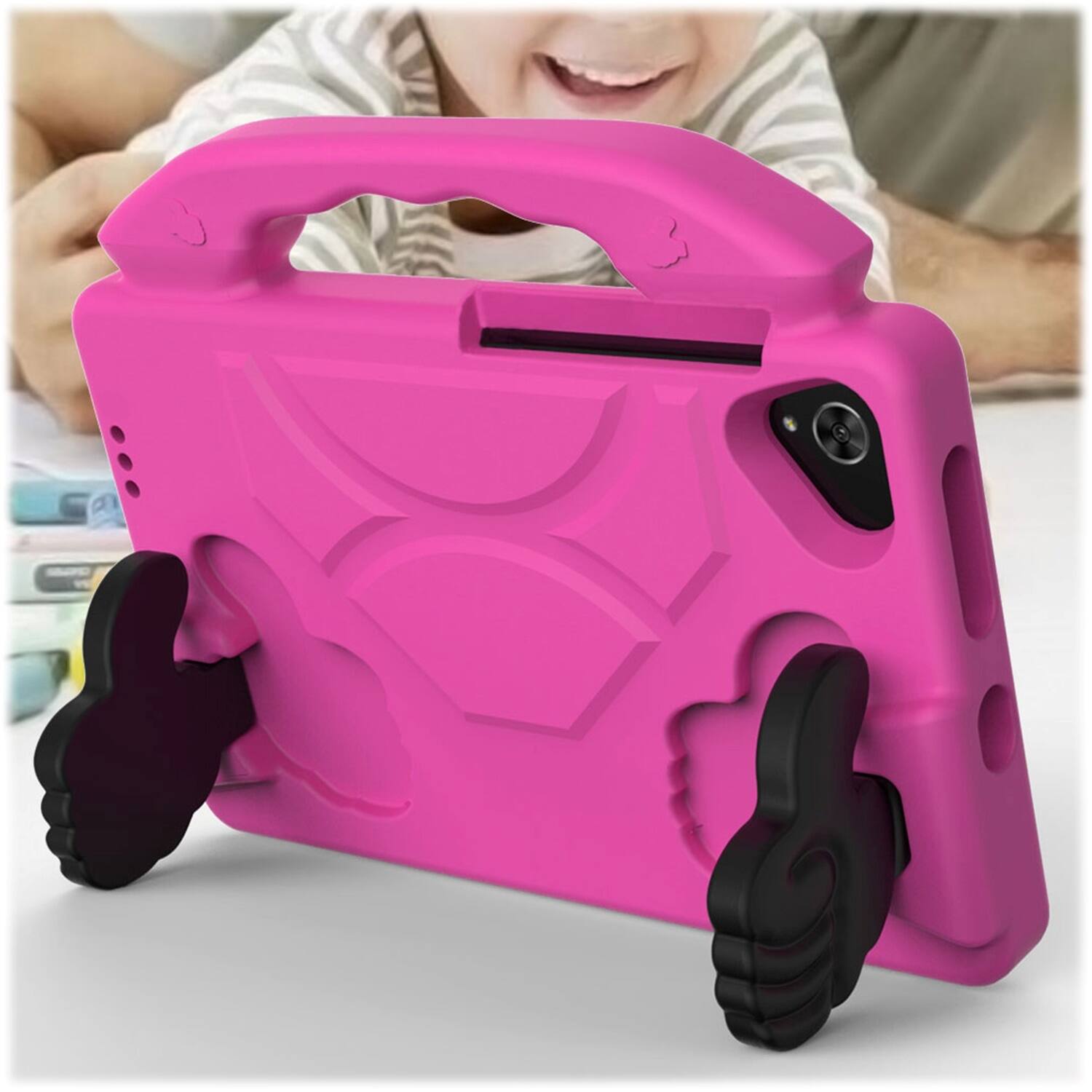 Alt View 14. SaharaCase - KidProof Case for Samsung Galaxy Tab A9 and Galaxy Tab A7 Lite - Pink.