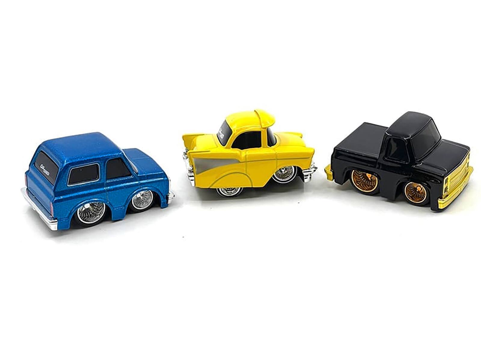 Angle. Car Tuned - "Lowriders" Series 2 Chevrolet Triple Pack Set of 3 Cars Diecast Model Cars by CarTuned - Multi.