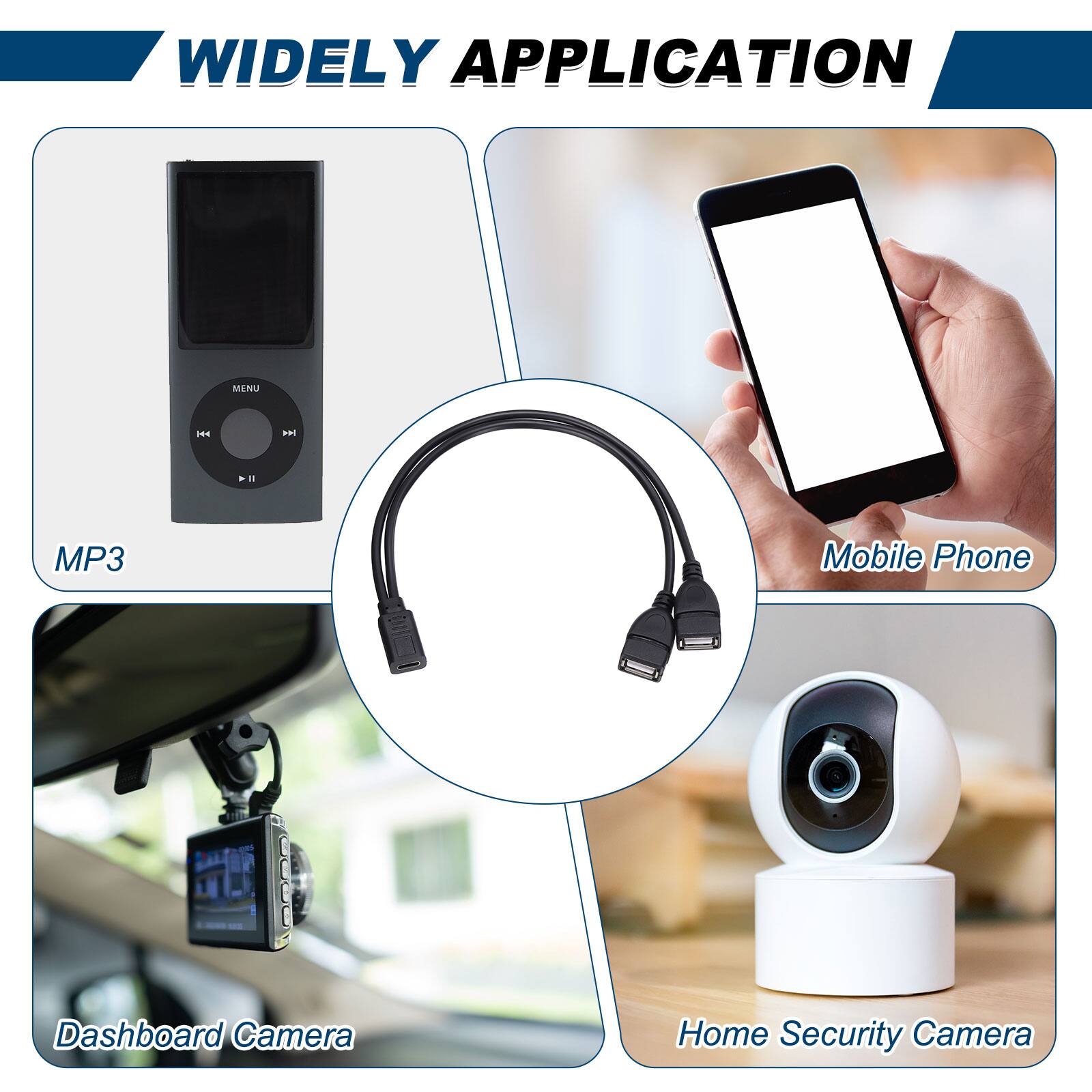 WIDELY APPLICATION

MP3
Mobile Phone
Dashboard Camera
Home Security Camera