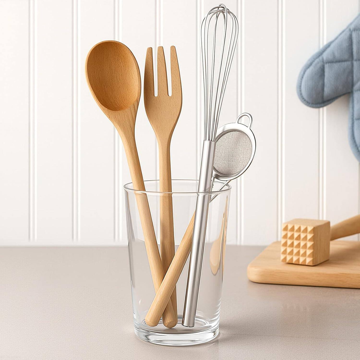 Alt View 1. RTMB - 6-Pc Stainless Steel Mini Whisk Set, 10.2" Long-Handle Egg Beaters - silver.