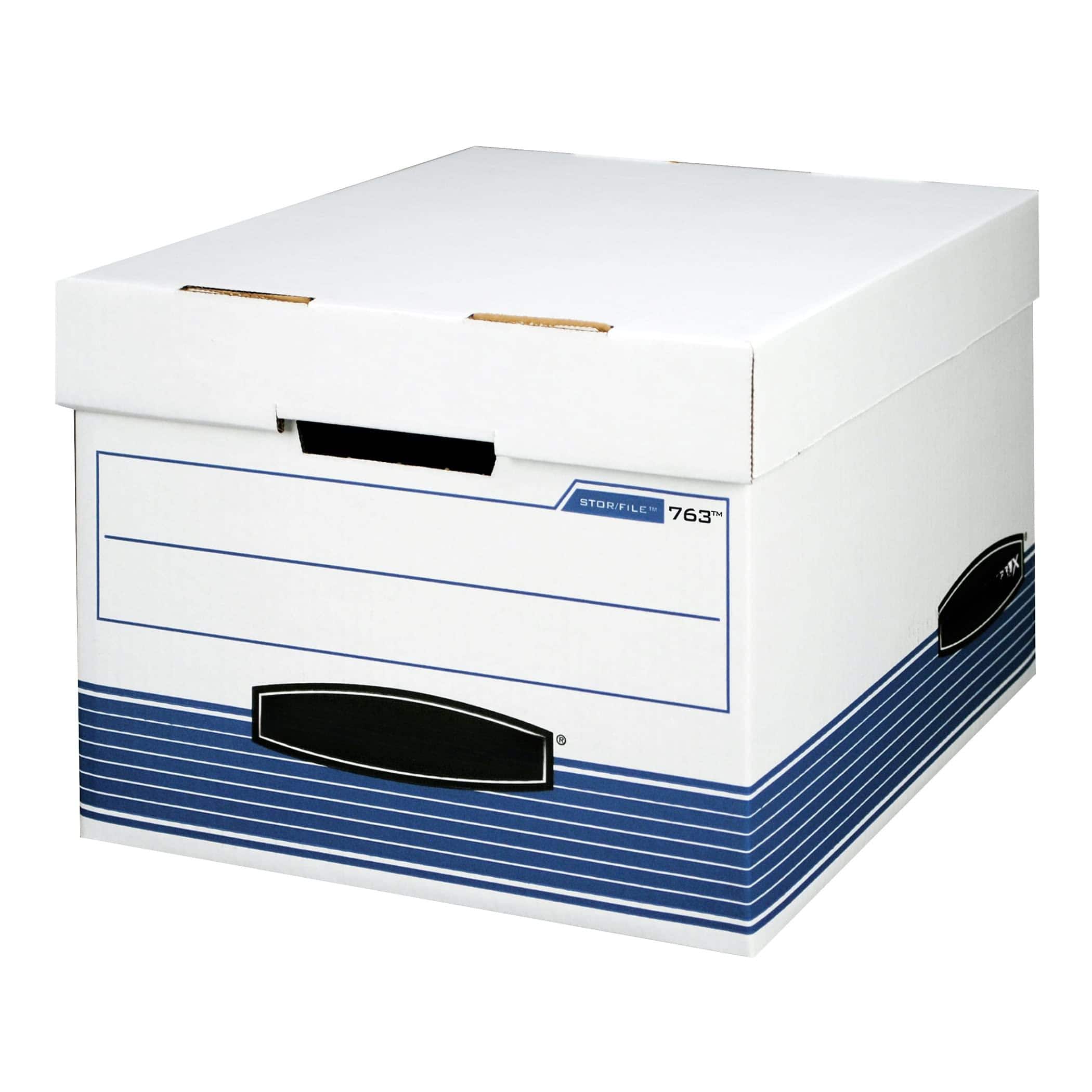 HM 1810 - Bankers Box 20 Pack Duty File Storage Boxes Lids FastFold Assembly Letter Legal STOR FILE - 30-Pack Boxes