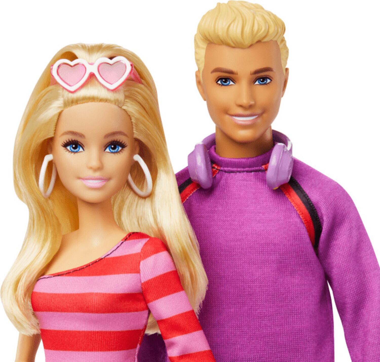 Mattel Barbie Ken & Barbie Fashionista Dolls Roller Skating Theme
