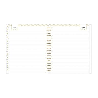 Alt View 7. Blue Sky - 2026 Blue Sky Day Designer Rugby Stripe & Navy Frosted 8" x 10" Daily & Monthly Planner, Plastic Cover (142098-26) - Multicolored.