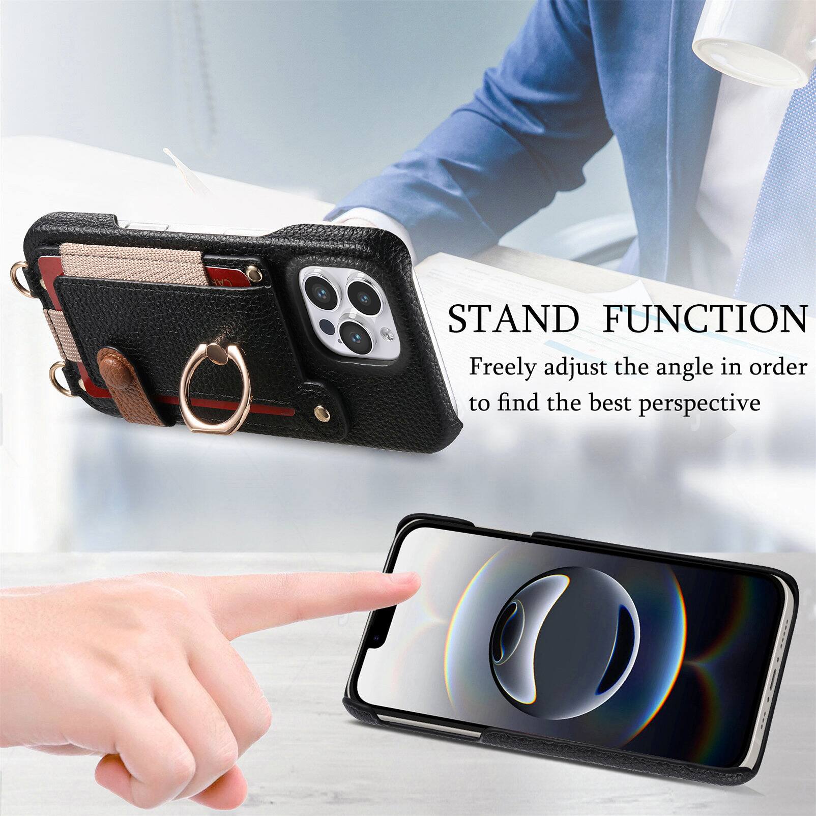 STAND FUNCTION  
Freely adjust the angle in order to find the best perspective