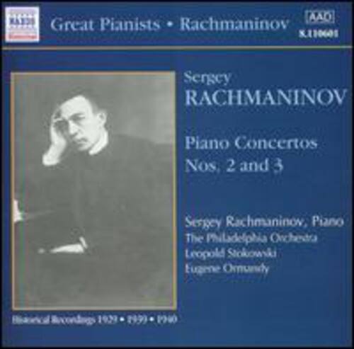 Great Pianists • Rachmaninov  
Sergey RACHMANINOV  
Piano Concertos Nos. 2 and 3  

Sergey Rachmaninov, Piano  
The Philadelphia Orchestra  
Leopold Stokowski  
Eugene Ormandy  

Historical Recordings 1929 • 1939 • 1940  

K110601  
AAD