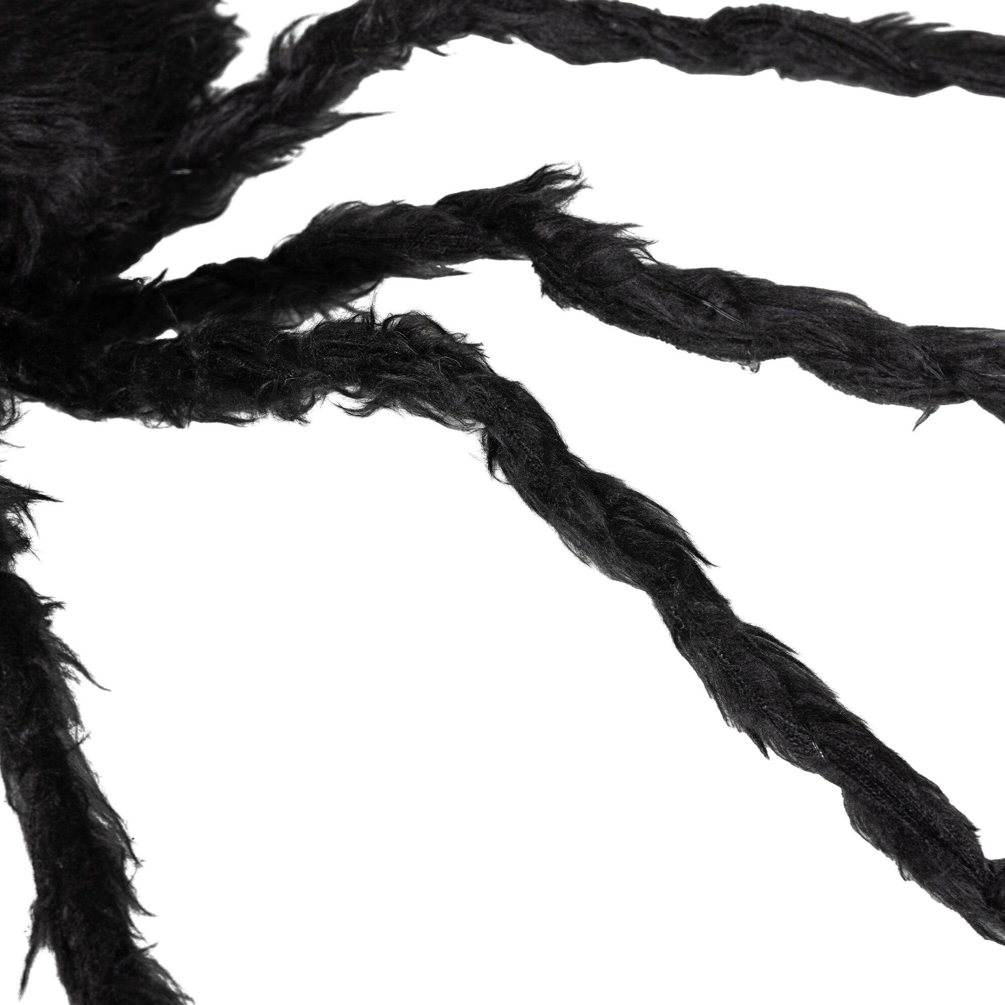 Alt View 7. Boyel Living - 47.2 in. Halloween Oversized Spider with Light Up Bendable Legs Battery Powered Indoor Outdoor Decoration - Black.