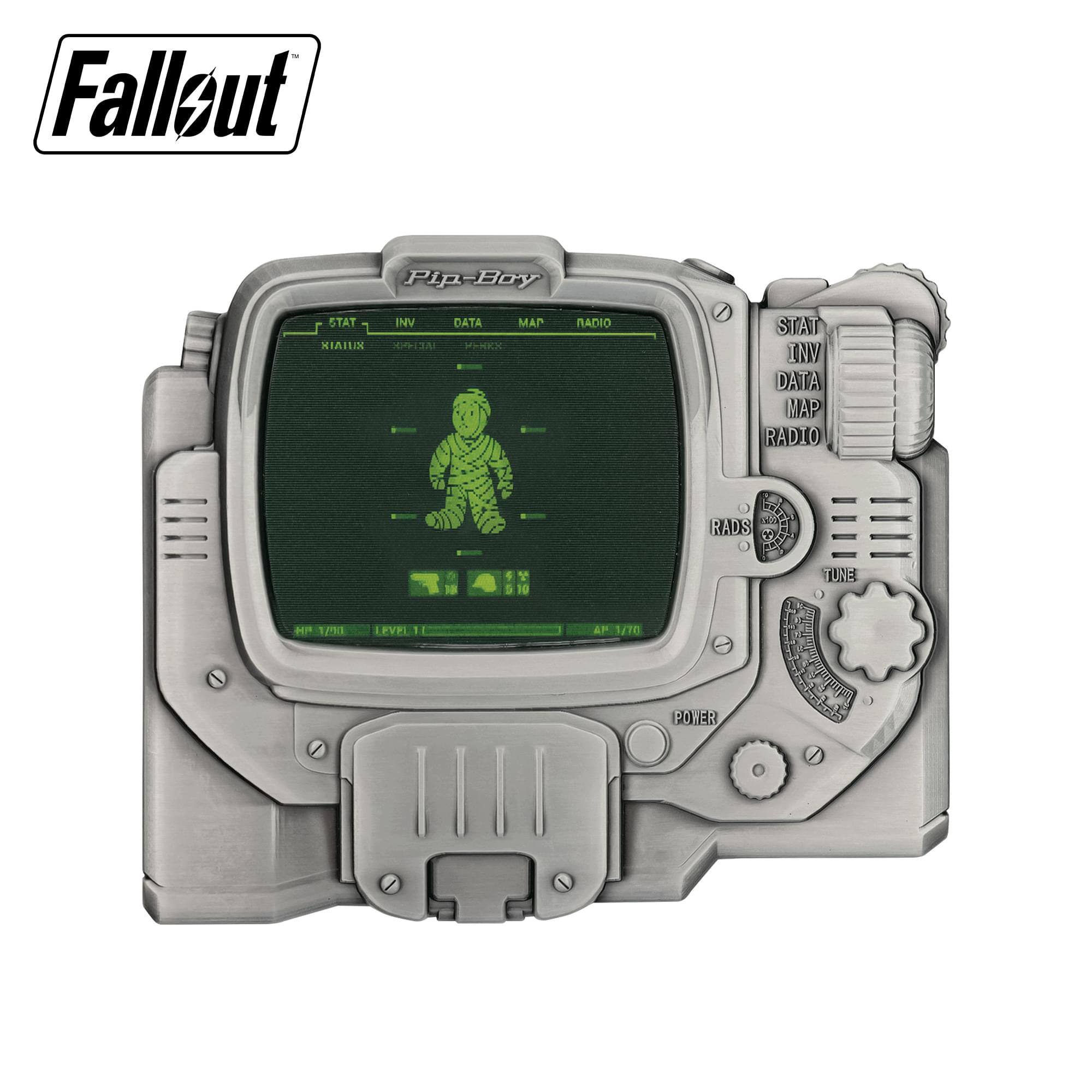Falleut Pip-Boy STAT INV DATA MAP   RADIO STAT INV DATA MAP RADIO P 1/90 LEVEL1 1 10 A 1/76 l aa RADS O TUNE @nua 1.  ou P0 OWER