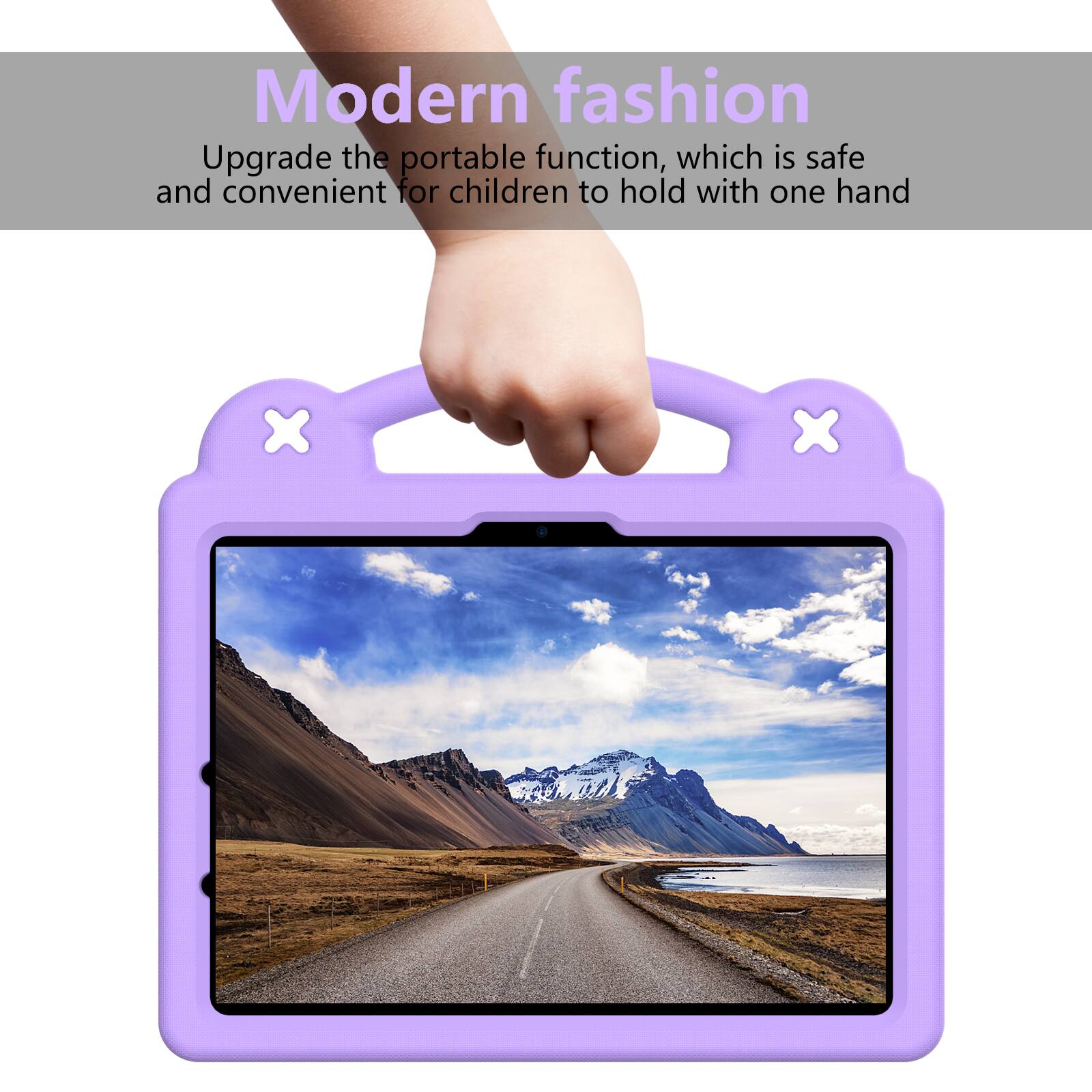 Modern fashion  
Upgrade the portable function, which is safe and convenient for children to hold with one hand