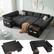 Front. Dyonery - Dyonery Modular Sectional Sleeper Sofa: Pull-Out Bed, Reclining Backrest, USB Ports, Side Table, LED Lighting,Gary - Gray.