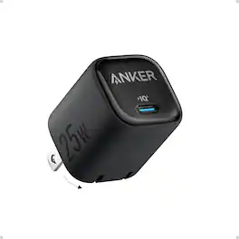 Anker - 25W USB C Charger Block - Black