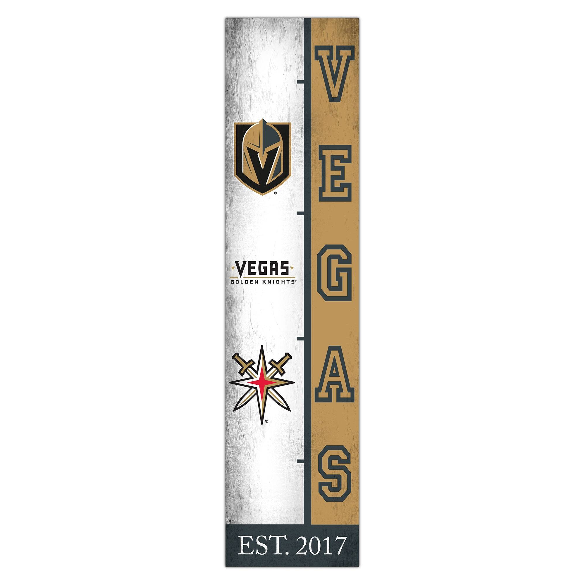 Vegas Golden Knights 6" x 24" Progression Wood Sign