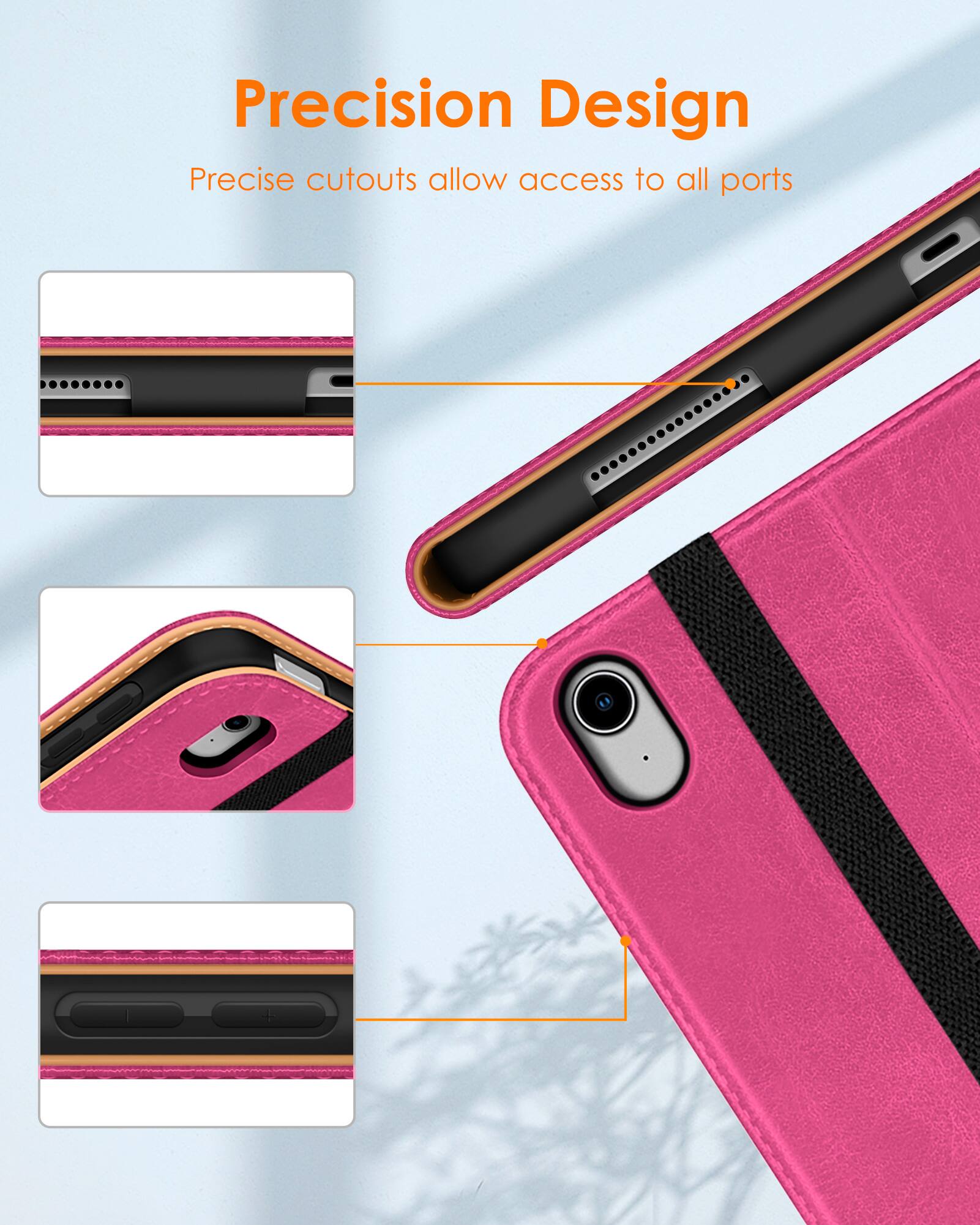 Precision Design  
Precise cutouts allow access to all ports