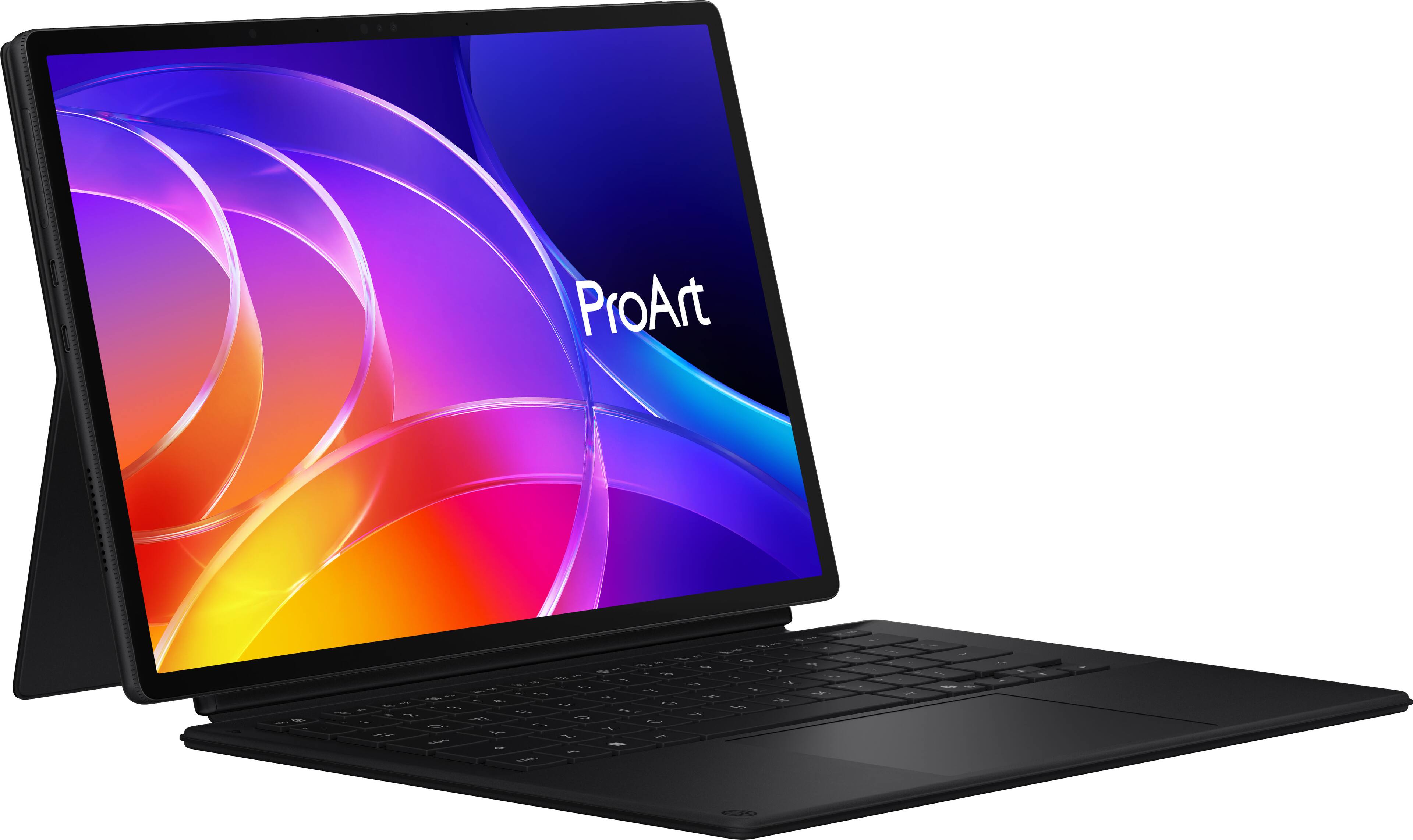 Alt View 14. ASUS - ProArt PZ14 14" 3K OLED Touchscreen Laptop - Snapdragon X2 Elite (2026) - 16GB RAM - 512GB SSD - Copilot+ PC - Nano Black.