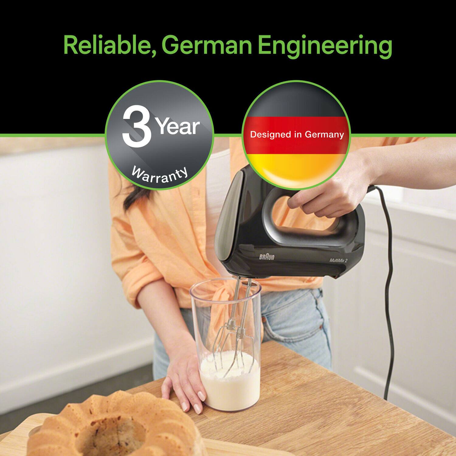Reliable, German Engineering
3 Year Warranty
Designed in Germany
BRUn 2