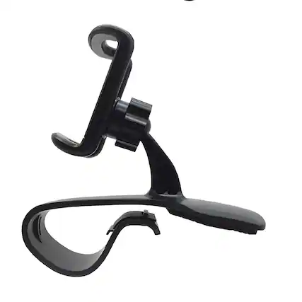 Front. Kitcheniva - 360° Universal Car Dashboard Phone Mount - Black.