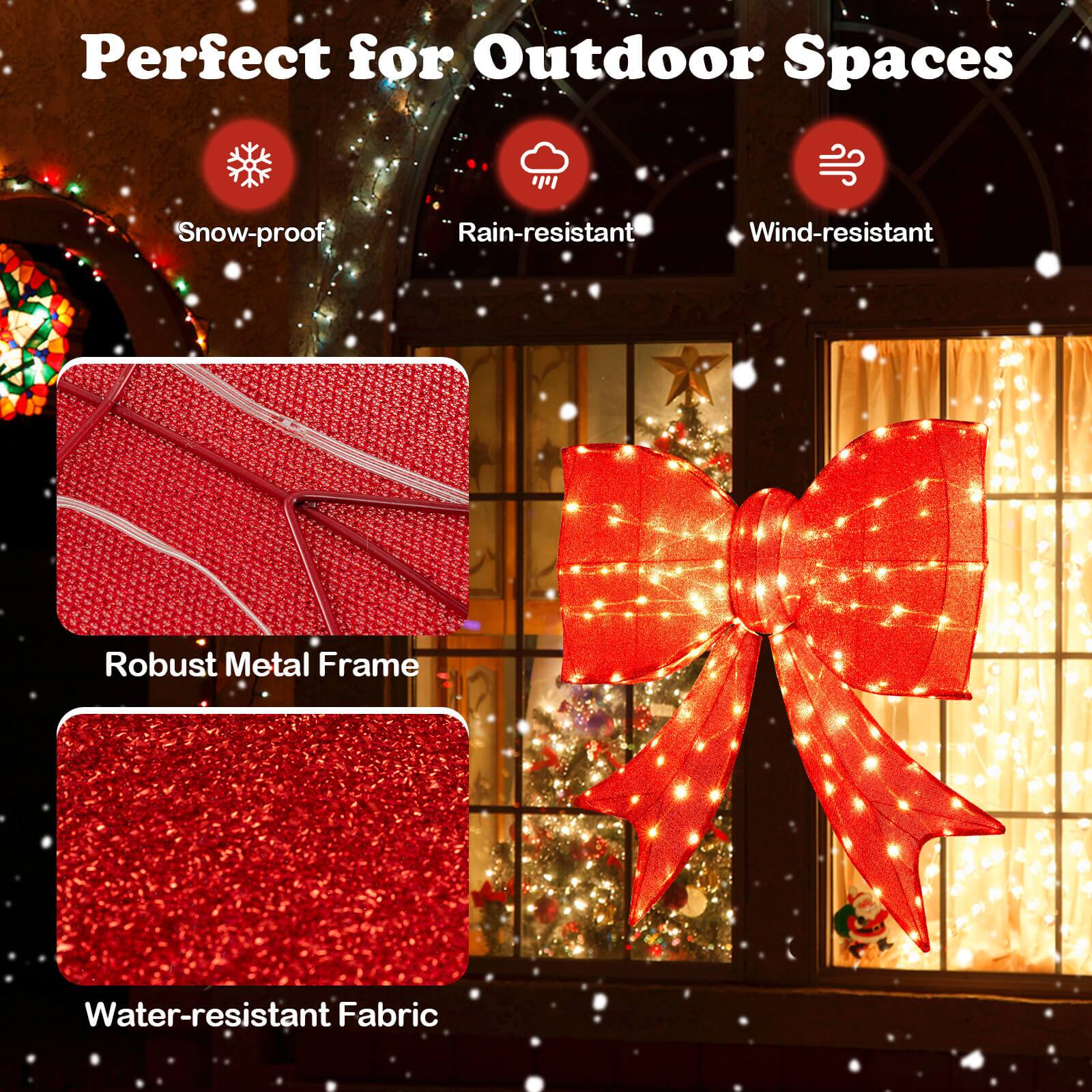 Perfect for Outdoor Spaces

- Snow-proof
- Rain-resistant
- Wind-resistant

- Robust Metal Frame
- Water-resistant Fabric