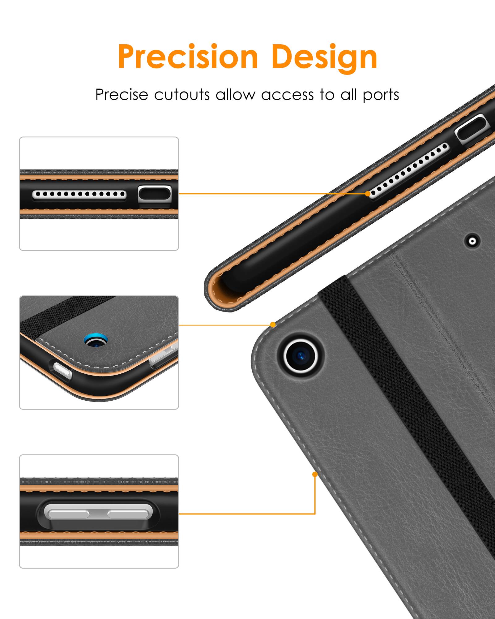 Precision Design  
Precise cutouts allow access to all ports