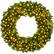 Front. Best Choice Products - Best Choice Products 48in Artificial Pre-Lit Fir Christmas Wreath Decoration w/ 250 LED Lights, 714 Tips, Power Plug-In - White Lights.