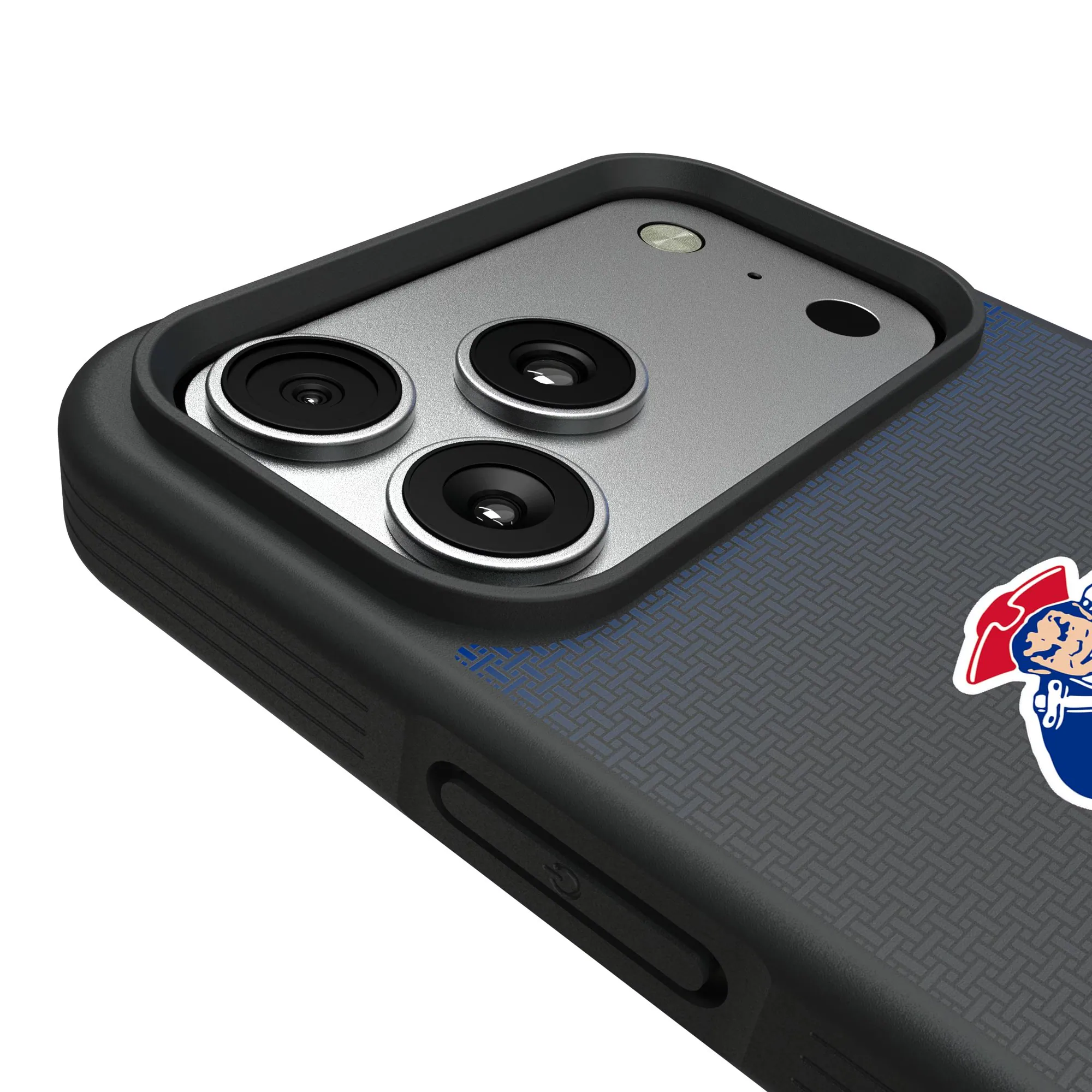 Alt View 2. Keyscaper - Bump Case with 8.2ft Drop Protection - 16 Pro Max - Black.