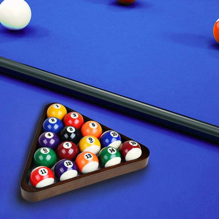Alt View 2. GSE Games & Sports Expert - Espresso Solid Wood 8-Ball Triangle Ball Rack for 2-1/4" Pool Balls, Billiard Ball Rack for Pool Table - Espresso.