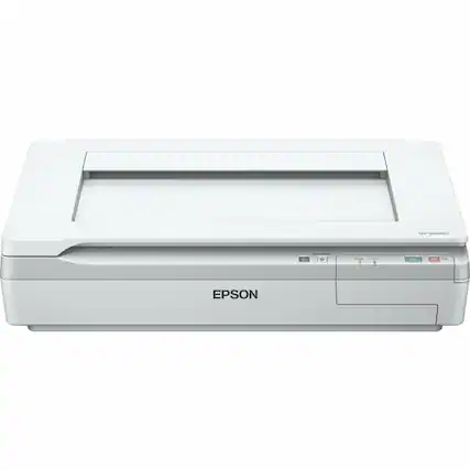 Front. Epson - Epson WorkForce DS-50000 Flatbed Scanner - 600 dpi Optical - 16-bit Color - 8-bit Grayscale - Color Scan - Duplex - Unknown.