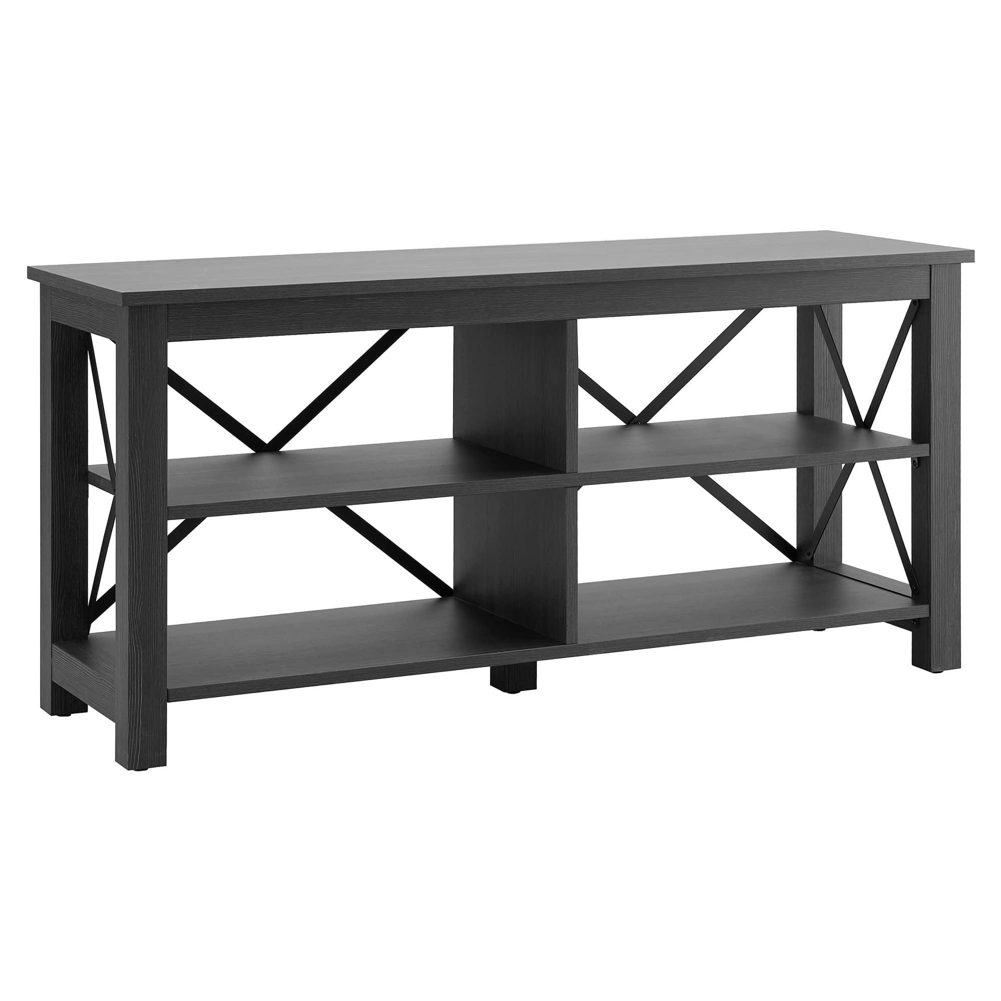 Camden&Wells - Sawyer TV Stand for Most TVs up to 55" - Charcoal Gray - Angle_Zoom