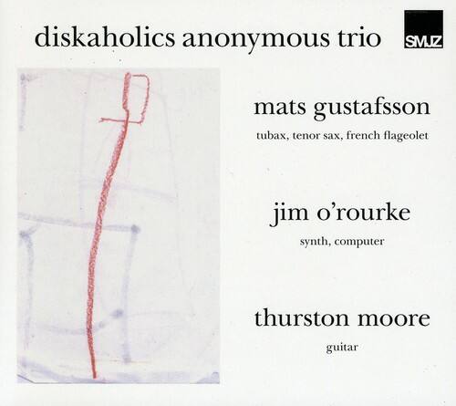 diskaholics anonymous trio  
SMJZ  

mats gustafsson  
tubax, tenor sax, french flageolet  

jim o'rourke  
synth, computer  

thurston moore  
guitar