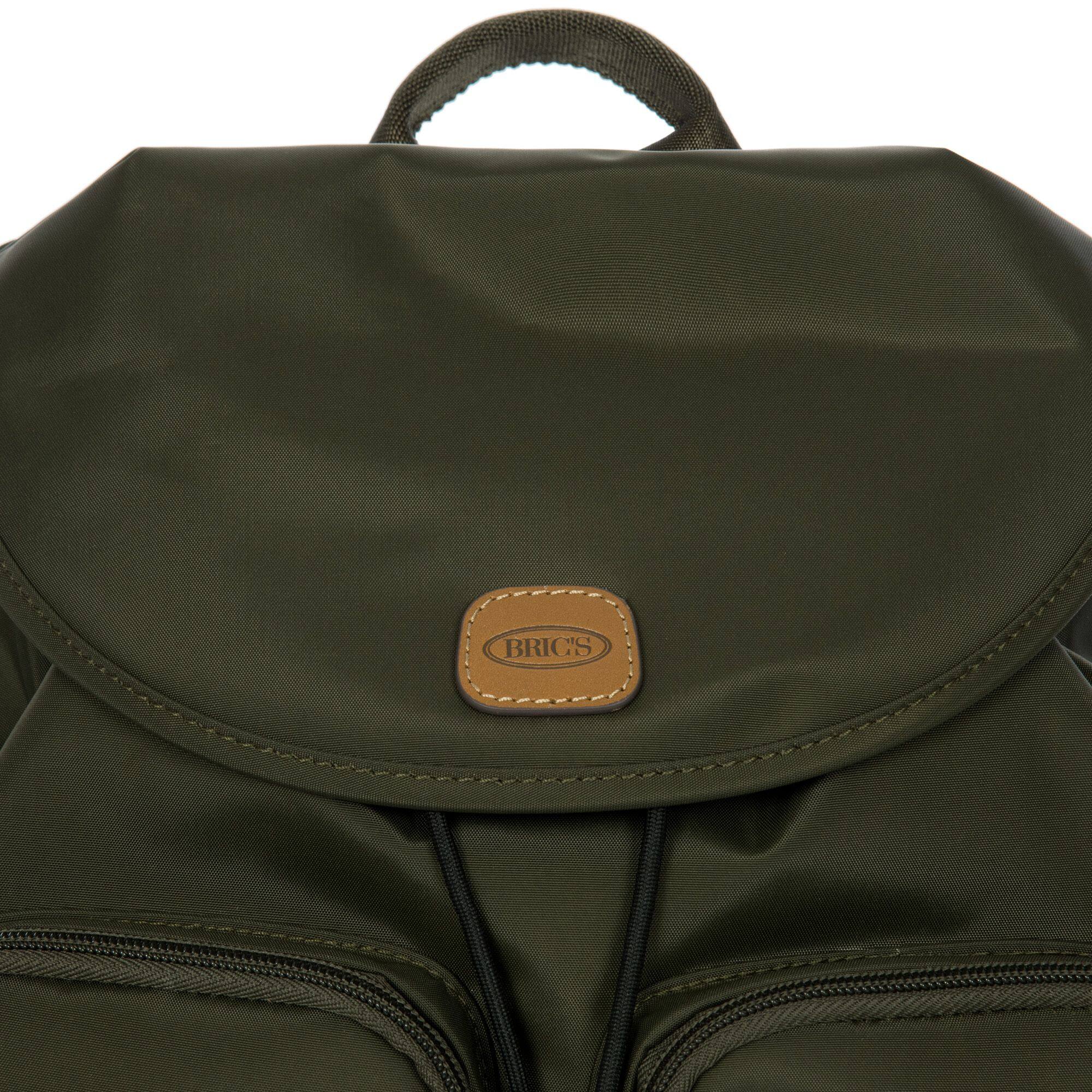 Alt View 2. Bric's - X-travel City Backpack Piccolo, Olive - Olive.