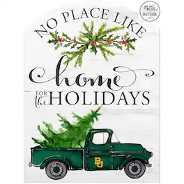 Jardine - Baylor Bears 16'' x 22'' Holiday Marquee Sign - White