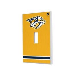 Keyscaper - Nashville Predators Single Toggle Lightswitch Plate - Multicolor