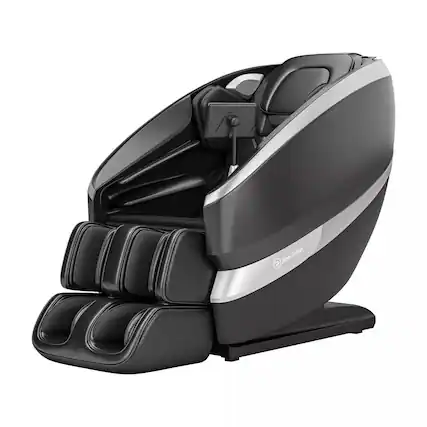 Front. Essen Blissed - Favor FS-01 Full Body Zero Gravity with Shiatsu Massage Chair - Black.