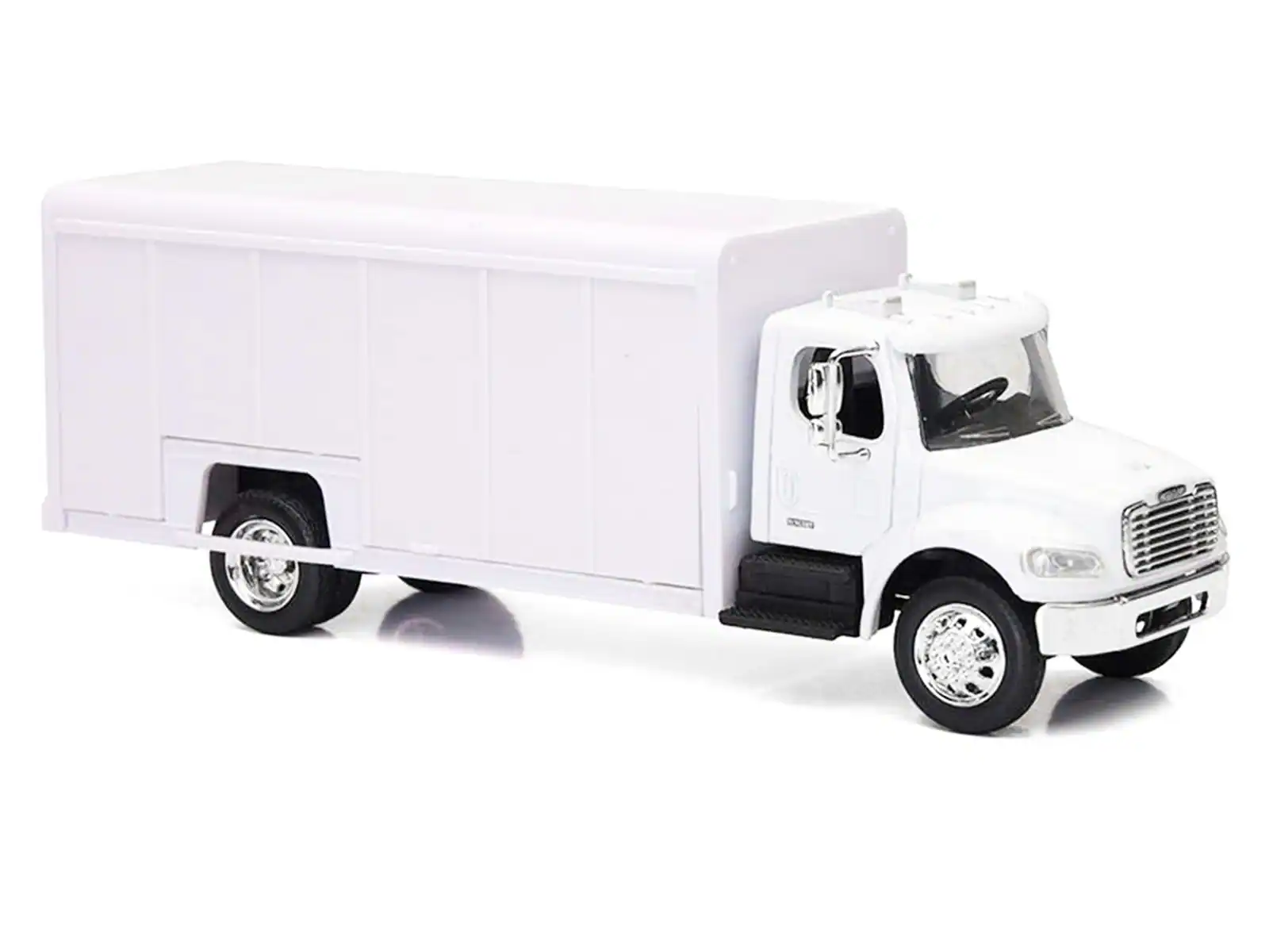 Alt View 2. New Ray - Freightliner M2 Beverage Truck White "Long Haul Trucker" Series 1/43 Diecast Model by New Ray.