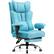 Front. GTPlayer - Big and Tall Office Chair Adjustable Soft Armrests Ergonomic Gaming Chair Deluxe Embossing Designed,SkyBlue - SkyBlue.